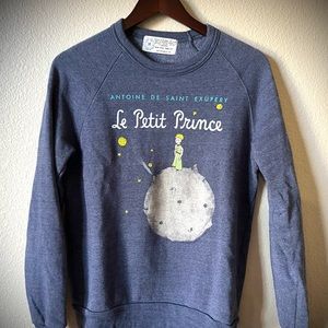 Out of Print - Little Prince Blue Pullover Soft Sweater